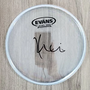 Ronnie Vannucci Jr of The Killers Signed 8" Clear Drumhead Drum Head Drummer RAD - Picture 1 of 1