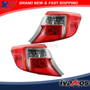 Conjunto de luces traseras izquierda derecha luces de freno rojas para Toyota Camry 2012-2014 - Imagen 1 de 12
