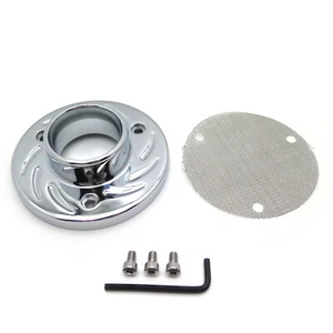 2000-2005 ATV Exhaust Tip Muffler Power Outlet Polished Chrome For Honda Txr450R - Foto 1 di 8