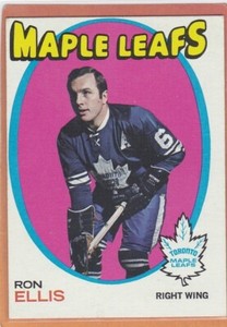 1971-72 TOPPS HOCKEY RON ELLIS #113 MAPLE LEAFS EX+ *A9026