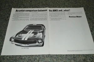 1969 AMC AMX ORIGINAL ADVERTISEMENT PRINT AD 69 JAVELIN - Picture 1 of 1