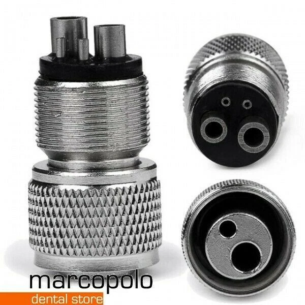 AKOS Adattatore turbina dentale 2vie Borden per cordone 4Vie Midwest