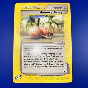 Pokémon TCG Memory Berry Aquapolis 128/147 - ungewöhnlicher Trainer - LP/NM - Bild 1 von 6