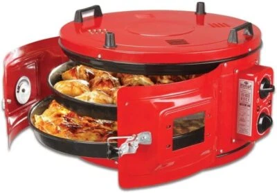 TÜRKISCH Itimat Elektro Roster Grill Rundofen BBQ 32L DOPPEL Tablett Mix Grill  - Bild 1 von 4