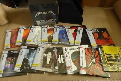 A+ Metallica Japanese Mini Lp  Box Set - All Studio Albums - 15 Albums 21 Discs - Image 1 of 4
