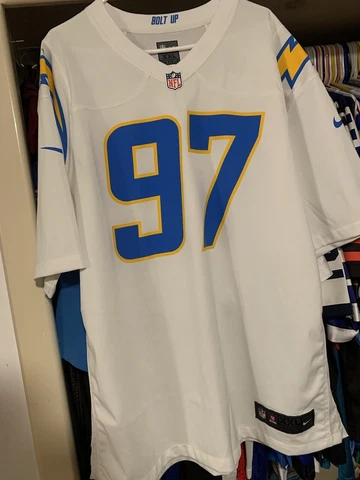Joey Bosa Los Angeles Chargers Nike White Jersey Mens 2XL Cover