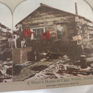 Alaska, Miners home at  cape Nome  Stereoview - Picture 1 of 1