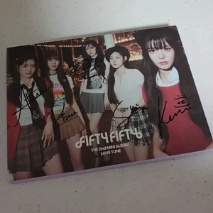 FIFTY FIFTY 2nd Mini [Love Tune] SOS Autographed Promo Kpop Girl Group COMMENTS - Picture 1 of 4