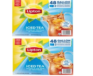 2 Pack - Lipton Iced Tea, Gallon Size Tea Bags (48 ct.) - Picture 1 of 6