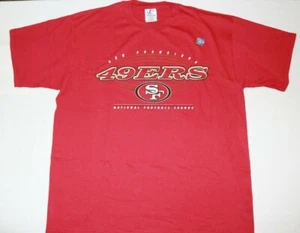 NEW VINTAGE SAN FRANCISCO 49ERS MEN'S XL RED T-SHIRT - Picture 1 of 10