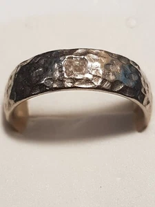 ALL CANADIAN!  Diamond (I) and HEAVY 8.7g Solid 10k White Gold Men's Ring, Sz 10 - Picture 1 of 8