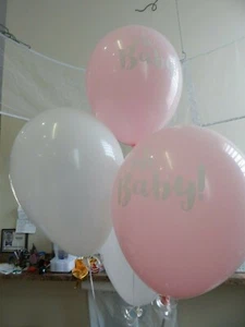 Oh Baby, Oh Baby Balloons, Pink Oh Baby, Baby Shower Globos, Baby Girl Globo - Imagen 1 de 8