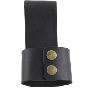 Axe Hatchet Belt Holder Black Leather Sheath - Picture 1 of 2