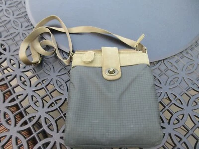 Eddie Bauer 8" x 10" Lona Nylon Bolso de Mano Bolso Cartera con Correa para el Hombro Ajustable Foto 1 de 4