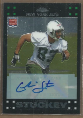 A7919- 2007 Topps Chrome Rookie Autographs #TC209 Chansi Stuckey G Auto - NM-MT - Image 1 of 2