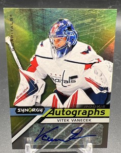 🔥🏒2020-21 Upper Deck Synergy Rookie Autographs Vitek Vanecek🏒🔥