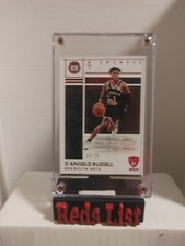 2017-18 Panini Encased Red 25/25 D'Angelo Russell #87 Los Angeles Lakers 1 Of 1