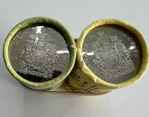 2 rollos: 2013 + 2015 - Moneda de medio dólar Canadá de 50 centavos BU UNC - Imagen 1 de 3