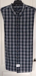 Herren HB Harbor Bay kariertes Hemd Größe 3XLT eine Tasche Knopfleiste Langarm - Bild 1 von 11