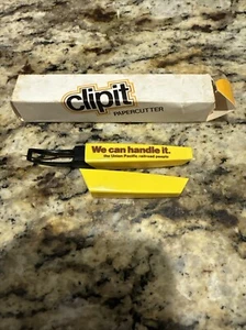 Vintage 1970er Clip It Papierschneider We Can Handle Union Pacific Railroad People - Bild 1 von 5