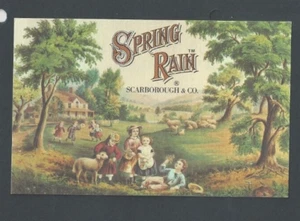 Postal Ca 1983 Publicidad Spring Rain A Fragancia Femenina Popurrí Etc - Imagen 1 de 1