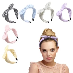 Wide Headband Alice band Girls hair bands with removable ears UK - Picture 1 of 14