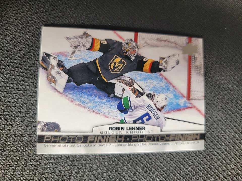 2021-22 Upper Deck UD Tim Hortons ROBIN LEHNER PF-5 Photo Finish - Image 1 of 1