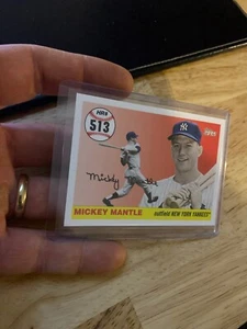 Mickey Mantle 2008 Topps Card #MHR513 New York Yankees Man Cave ❤️NYC Collector - Picture 1 of 4