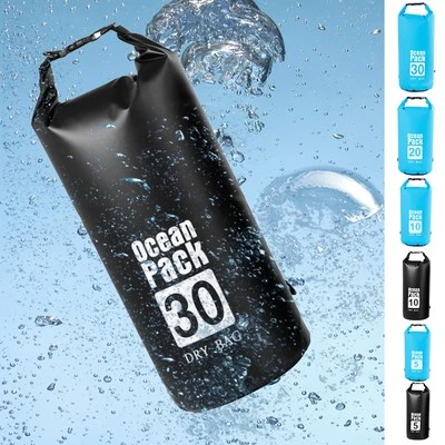 Dry Bag Tasche Wasserdicht Seesack Rollbeutel Packsack Camping 5, 10, 30 Liter - Bild 1 von 4