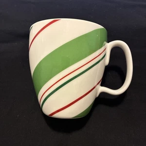 Starbucks Coffee Holiday 2007, 12 oz. Mug Green Stripe - Picture 1 of 10