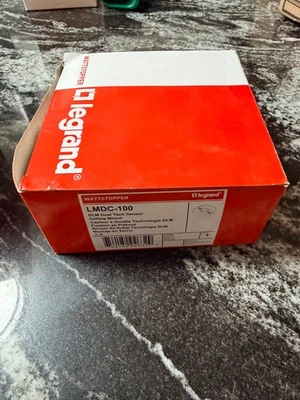 NEW Wattstopper legrand LMDC-100 DLM Dual Tech Sensor Ceiling Mount in White - Image 1 of 2