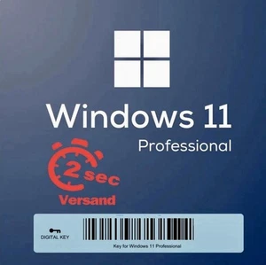 Microsoft Windows 11 Pro x64 x86 Key per E-Mail extrem schneller Versand - Bild 1 von 1