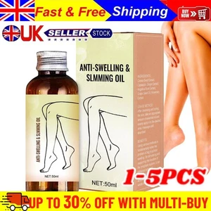1~5pcs Anti-Swelling Slimming Oil Swellclear Massage Oil For Legs and Feet - Picture 1 of 13