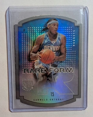 2004 Fleer Skybox Rare Form Limited Edition Silver Die Cut Carmelo Anthony - Image 1 of 2