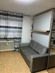 Wandbett Schrankbett mit Couch LF 140x200 - Bild 1 von 2