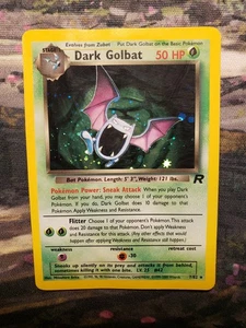 Pokemon Dark Golbat 7/82 Team Rocket Holo Rare HP - Picture 1 of 6
