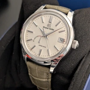 Grand Seiko Sbga293 Creme Herrenuhr Federantrieb Neuwertig 40mm Full Set - Bild 1 von 9