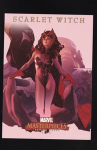 Marvel Masterpieces 2 Upper Deck 2008 Jumbo Box-Topper Scarlet Witch Adam Hughes - Foto 1 di 2
