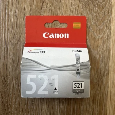 Canon Original ChromaLife 100+ Grey Ink Tank CLI-521GY - Image 1 of 3