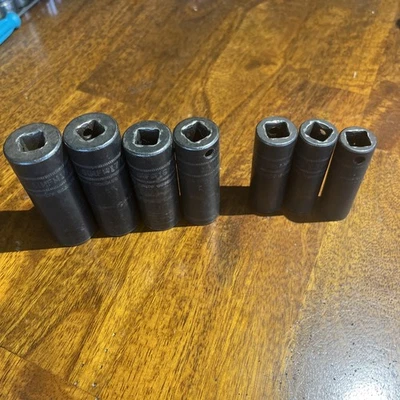 Snap-on SIMF M11-M13 And M15-M18 6 Point 3/8" Drive 7 Pc. Deep Impact Sockets - Image 1 of 4