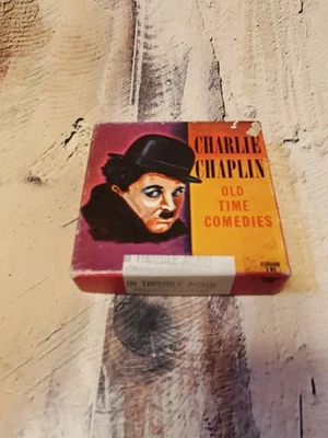 CHARLIE CHAPLIN OLD TIME COMEDIES In Trouble Again c1960 SUPER 8MM FILM BOX Foto 1 de 4