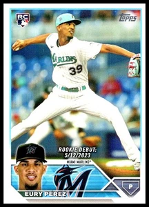 2023 Topps Update #US317 Eury Pérez - Picture 1 of 2