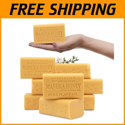 Pack of 8 Manuka Honey & Jojoba Oil Triple Milled Soap Bars - 6.6 OZ Each - Image 1 of 4