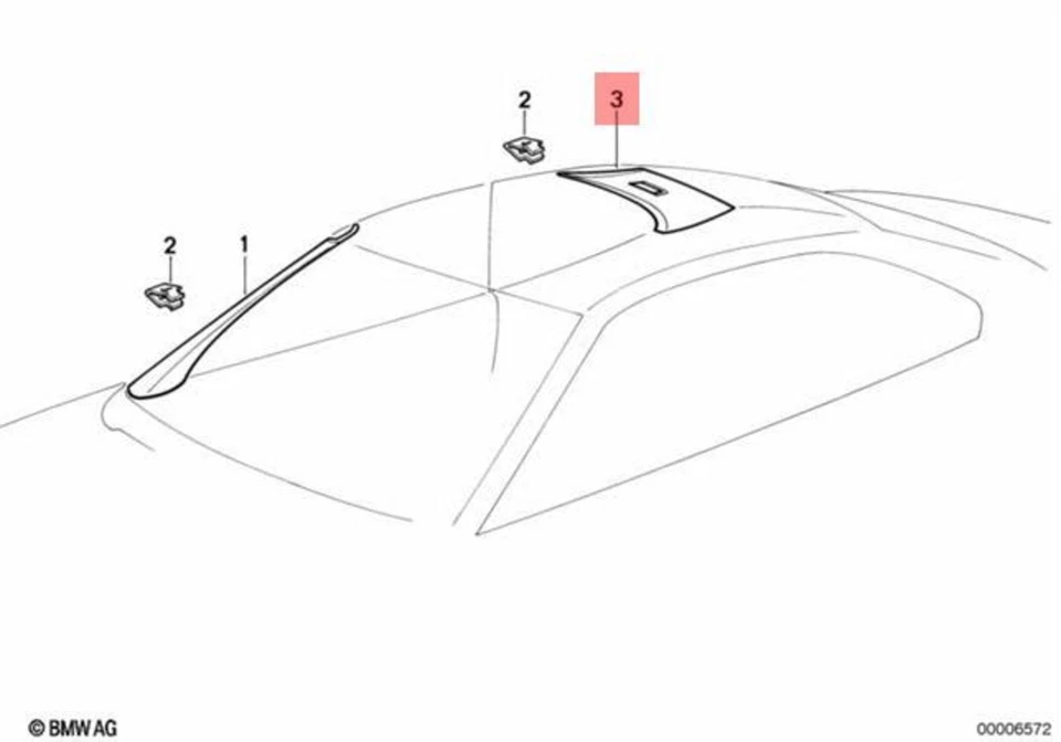 Columna Cubierta Trasera Derecha Original BMW E31 840Ci 840i 850Ci 850CSi 51438160254 Foto 1 de 1