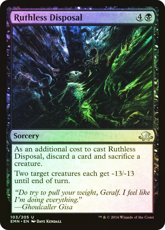 MTG FOIL Ruthless Disposal  - Eldritch Moon #103 - Image 1 of 1