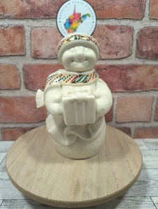 Muñeco de nieve Lenox China Jewels Collection con detalles marfil oro 22kt Merry Berry - Imagen 1 de 8