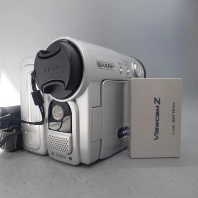 Sharp VL-Z500H-S Handheld MiniDV Camcorder Silver Tested - Image 1 of 4