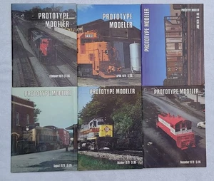 RARE! Lot Of 6 Prototype Modeler Magazines 1979 Feb, Apr, Jun, Aug, Oct, Dec EUC - Picture 1 of 1