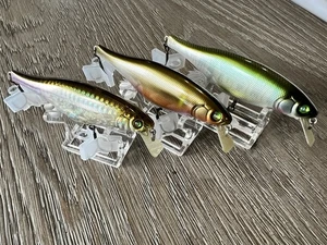 Megabass ITO ENGINEERING VISION 100 Miyabi SW JDM Jerkbaits 3 LURE BUNDLE! - Picture 1 of 14