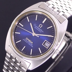 RELOJ PARA HOMBRES OMEGA CONSTELLATION CRONÓMETRO AUTOMÁTICO ESFERA AZUL FECHA VINTAGE - Imagen 1 de 11